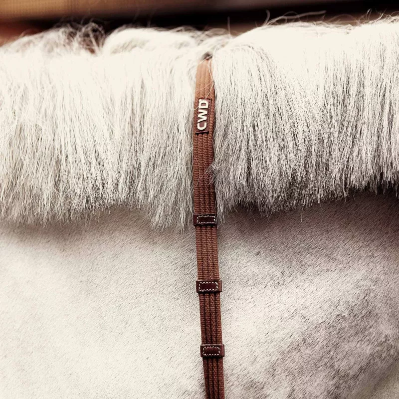Raised web reins with fancy stitching - Image 2