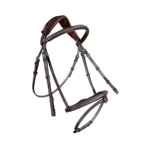 Sport Color Anatomic french noseband bridle with stitching